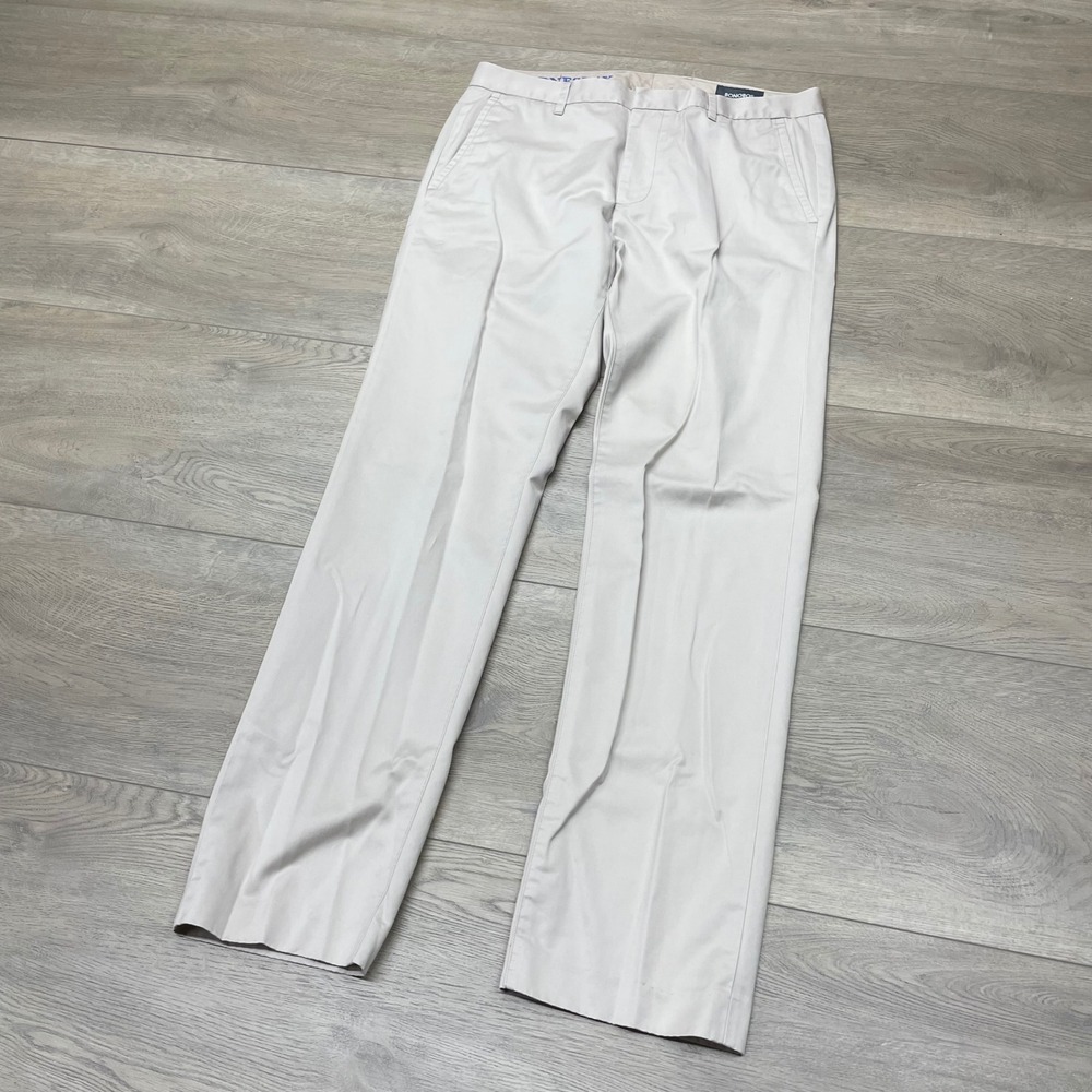 Bonobos Chino Pants Mens 31x30 Khaki Wednesday Weekday Warrior Slim Fit